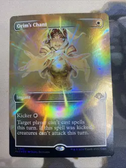 Orim's Chant (Borderless) Modern Horizons 3 Foil - Image 1