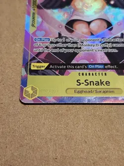 S-Snake OP08-112 SR Parallel Alternate Art Two Legends Foil English NM - Image 4