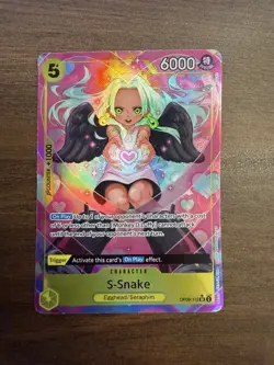DAMAGED!!!! S-Snake (Parallel) Two Legends (OP08-112) One Piece Card English - Image 1