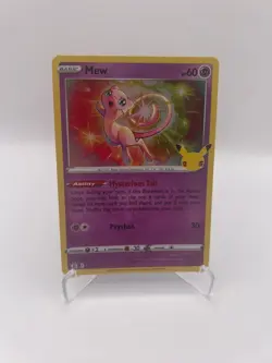 Pokemon Mew Holo Rare TCG Card 11/25 Celebrations 25th Anniversary - Image 1