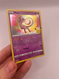 Pokemon Mew Holo Rare TCG Card 11/25 Celebrations 25th Anniversary - Image 3