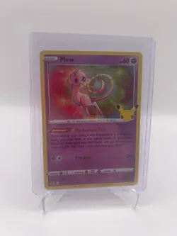 Pokemon Mew Holo Rare TCG Card 11/25 Celebrations 25th Anniversary - Image 4