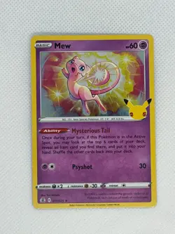 Mew 11/25 - Celebrations 25th Anniversary - NM Holo Rare - Pokemon TCG - Image 1