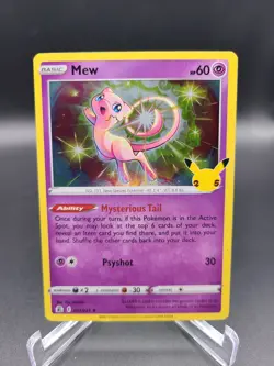 Mew 11/25 - Celebrations 25th Anniversary - NM Holo Rare - Pokemon TCG - Image 1