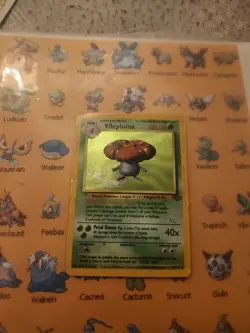 Pokemon TCG Vileplume Holo Rare Card Jungle Unlimited Edition 15/64 - Image 1