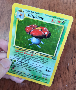 Pokemon TCG Vileplume Jungle 15/64 unlimited holo rare 1999 WOTC LP - Image 4