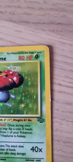 Pokemon TCG Vileplume Holo Rare Card Jungle Unlimited Edition 15/64 - Image 5