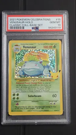 Pokemon - Venusaur Celebrations **GEM MINT PSA 10** Classic Collection - Image 1