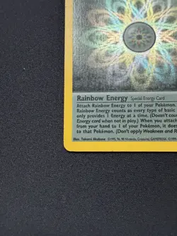 Pokemon TCG Rainbow Energy 17/82 Team Rocket Holo Vintage WOTC 1999-2000 HP - Image 4