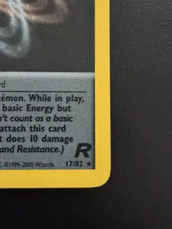 Pokemon TCG Rainbow Energy 17/82 Team Rocket Holo Vintage WOTC 1999-2000 LP/MP - Image 2