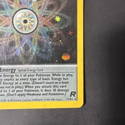 Pokemon Vintage HOLO Rare Rainbow Energy 17/82 Team Rocket WotC - Image 4