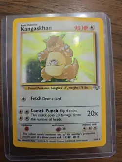Pokemon TCG Kangaskhan Jungle 5/64 Holo Unlimited Holo Rare - Image 1