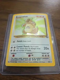Pokemon TCG Kangaskhan Jungle 5/64 Holo Unlimited Holo Rare - Image 3