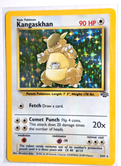 Pokemon TCG Kangaskhan Jungle 5/64 Holo Unlimited Holo Rare - Image 1