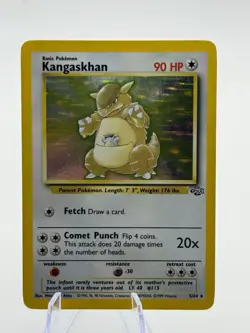 Pokemon TCG Kangaskhan Jungle 5/64 Holo Unlimited Holo Rare - Image 1