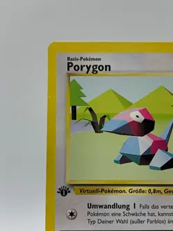 Pokemon 1st Edition Porygon 39/102 Base Set - Uncommon GERMAN - Image 3