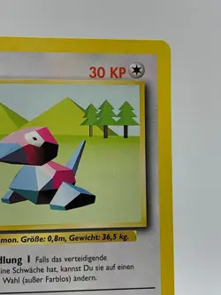 Pokemon 1st Edition Porygon 39/102 Base Set - Uncommon GERMAN - Image 4