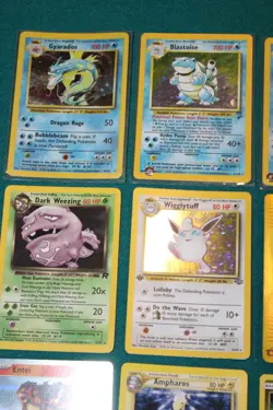 Pokemon 16 Card Lot Gyarados Blastoise Wigglytuff Machamp Wartortle - Image 2