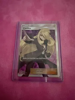 Pokemon SM: Ultra Prism Full Art Cynthia 148/156 - Near Mint (NM) - Image 1