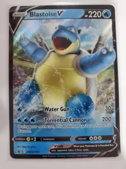 Blastoise V SWSH101 SWSH: Sword & Shield Promo Cards Holo LP Pokemon TCG - Image 1