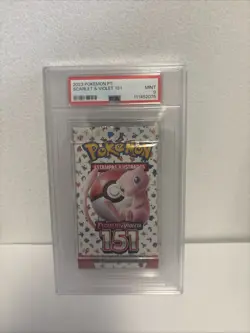 PORTUGUESE 2023 Pokemon Scarlet & Violet 151 Graded Foil Pack PSA 9 - Image 1