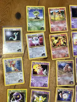 Pokemon Card Lot Gym Challenge Set 1999 Original Vintage Lot Of 46 Misty Sabrina - Image 2