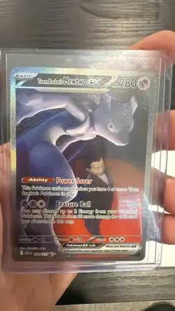 Team Rockets Mewtwo EX 281/217 Ascended Heroes Pokemon English - Image 3