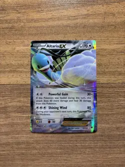 Pokemon TCG Altaria EX 83/124 Holo Ultra Rare Fates Collide Crease - Image 1