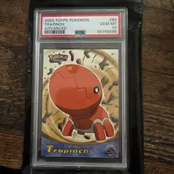 (POP 1 ) Trapinch #83 Pokemon Topps Advanced 2003 Psa 10 Mint Gem - Image 1