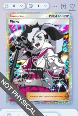 Pokemon TCG Pocket - Piers Full Art 2⭐, Fantastical Parade, English - Image 1