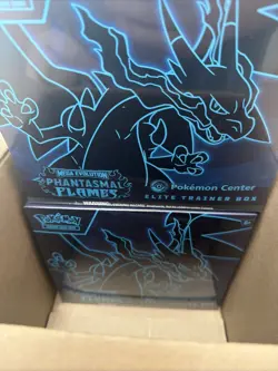 Pokemon TCG Phantasmal Flames Elite Trainer Box Pokemon Center Exclusive Sealed - Image 1