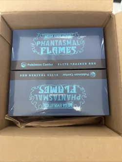 Pokemon TCG Phantasmal Flames Elite Trainer Box Pokemon Center Exclusive Sealed - Image 2