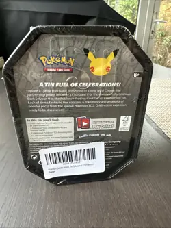 Pokemon TCG 25th Anniversary Celebrations Tin Dark Sylveon V NEW Factory Sealed - Image 2