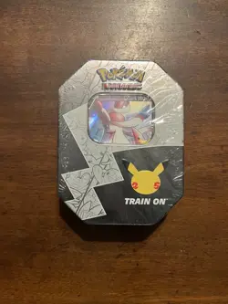 Pokemon TCG Celebrations 25th Anniversary Tin Factory Sealed Dark Sylveon V - Image 1
