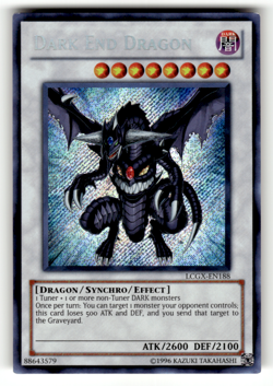 Dark End Dragon LCGX-EN188 Unlimited Secret Rare Legendary Collection 2 LP - Image 1