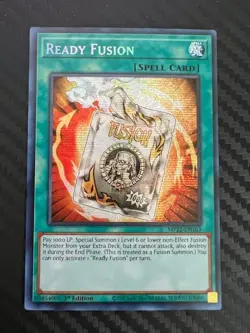 Yugioh Ready Fusion MP22-EN163 Secret Rare 1st Ed VLP - Image 1