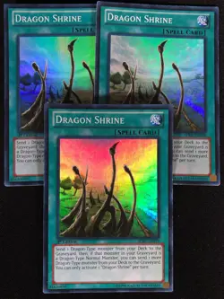 Yugioh Dragon Shrine SDBE-EN019 1st Super x3 (MP) - Image 1
