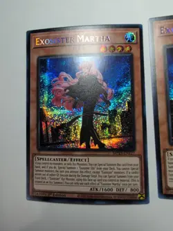 1x Yugioh! Exosister Martha - MP23-EN127 Prismatic Secret Rare 1st Edition NM - Image 2