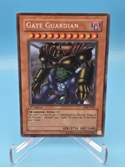 Gate Guardian - MRD-000 Secret Rare 1st Edition YuGiOh! Metal Raiders + BONUS - Image 1