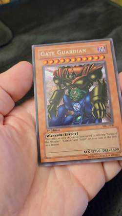 Gate Guardian - MRD-000 Secret Rare 1st Edition YuGiOh! Metal Raiders + BONUS - Image 2