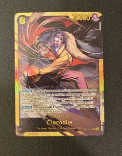 Crocodile OP14-120 SEC One Piece TCG The Azure Sea's Seven - Image 1