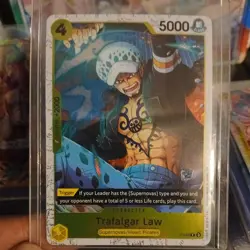 One Piece TCG The Best Vol. 2 PRB-02 - Trafalgar Law P-088 (Pirate Foil) - Image 1