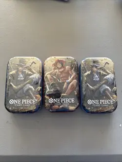 One Piece Tin Pack Set Vol 2 Set of 3 | TS-02 OP-13 | Sealed Bandai Ships Fast - Image 2