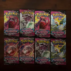 Fusion Strike Booster Pack - 8x NEW English Factory Sealed Pokemon 2021 - Image 1