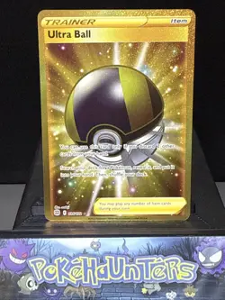 Pokemon Card Ultra Ball 186/172 Secret Rare Trainer Brilliant Stars Near Mint - Image 1