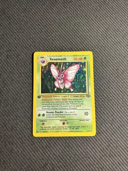 Pokemon TCG Venomoth 13/64 1st Edition Jungle Holo Rare MP - Image 3