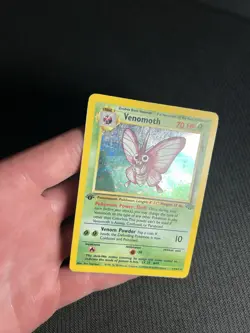 Pokemon TCG Venomoth 13/64 1st Edition Jungle Holo Rare MP - Image 5