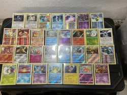 (30) Pokemon Cards Lot WOTC Vtg Holo STAMPED REVERSE Raikou Magmortar Swirls Exp - Image 1