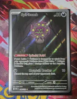 Spiritomb - 148/132 - Illustration Rare - Mega Evolution - Pokemon Card - NM/M - Image 1