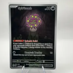 Pokemon TCG Spiritomb 148/132 2025 Mega Evolution Illustration Rare Card - NM - Image 1
